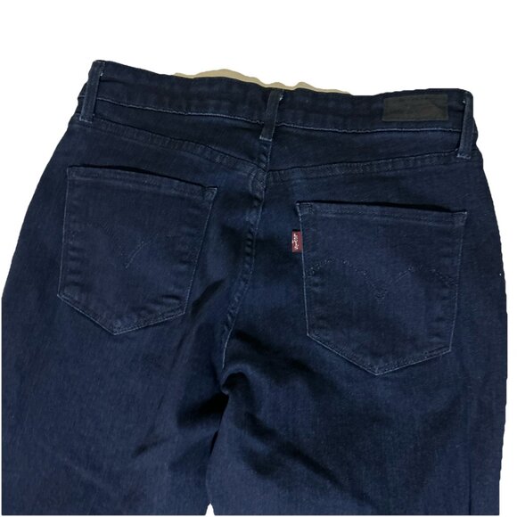 Levis Demi Curve Classic Boot Cut Jeans Womens Size 8 29 Dark Wash Denim - Picture 5 of 8